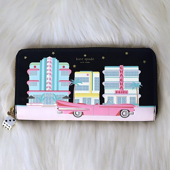 kate spade | Checking in Wallet (Printed Leather) - Picture 1 of 6